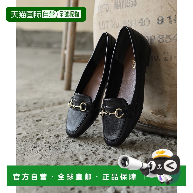 【日本直邮】Sest SESTO 方头乐福鞋带钻头（黑色）