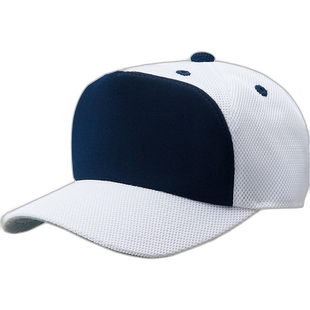 日本直邮ZETT 男女通用/青少年棒球/垒球帽前面板后网帽 BH158A-1