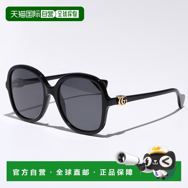 日本直邮GUCCI GG1178S 女士偏光蝴蝶形太阳镜全框GG 金属标志001