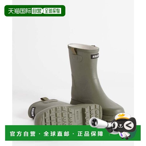 日本直邮AIGLE Aria橡胶靴 苔绿色