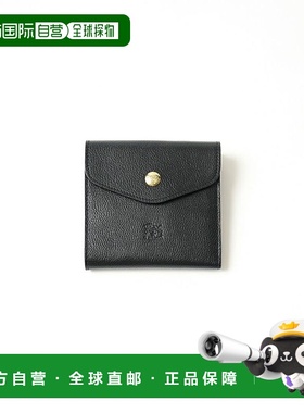 1h可退 日本直邮IL BISONTE 女士牛皮短款钱包 411304