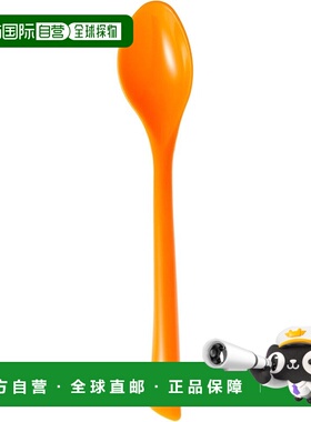 【日本直邮】Nagao Tsubamesanjo 叶子餐具勺子 大号橙色 12 件套