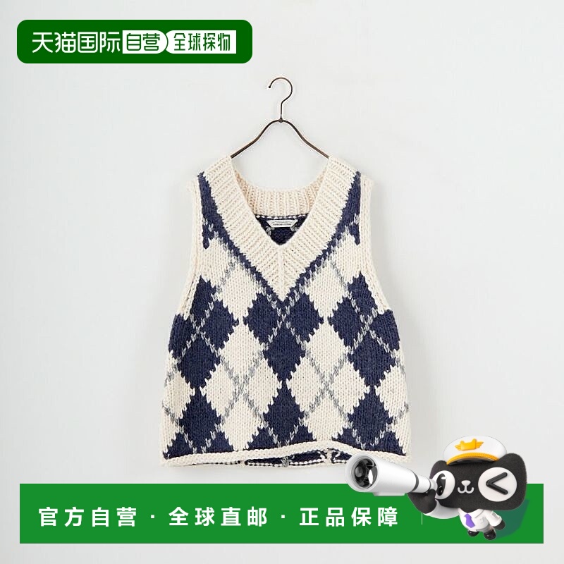 1h可退 日本直邮Torrazzo Donna 女装 手工编织大廓形费尔岛马甲