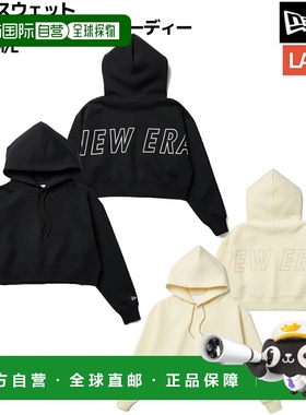 日本直邮New Era 女士 Tex 运动短款套头连帽衫休闲服饰运动服带