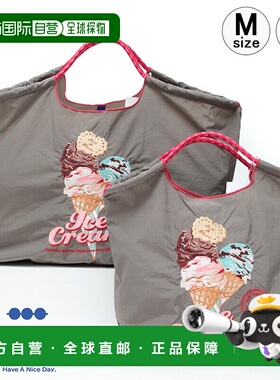 日本直邮Ball&Chain 环保袋 ICE CREAM F.GRAY 灰色 原创 M 和 L