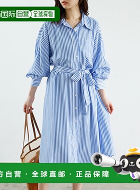 日本直邮GeeRA 中长款衬衫连衣裙 [R04609EW12660]