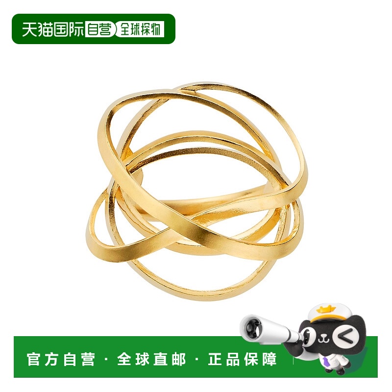 日潮跑腿Vendome GURU-GURU戒指 YellowGold 11 61145787银色