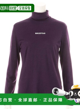 日本直邮BRIEFING 女士羊毛高领高尔夫衬衫 BRG223W28080 高尔夫