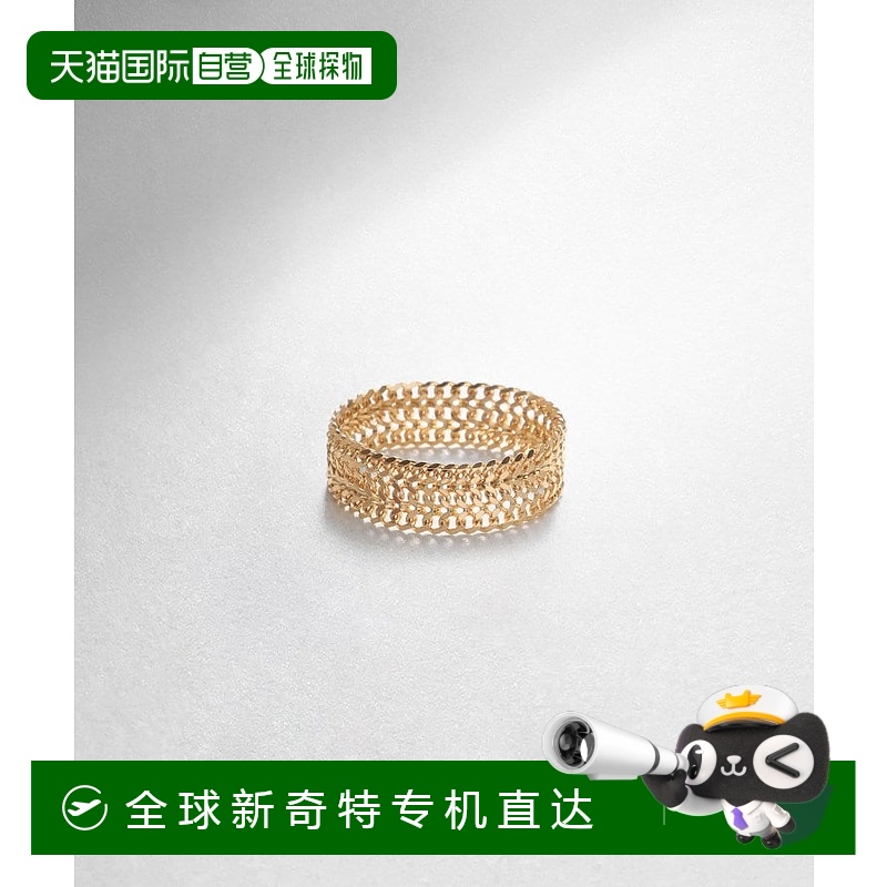 日潮跑腿COCOSHNIK 18K金 网状式指环 13
