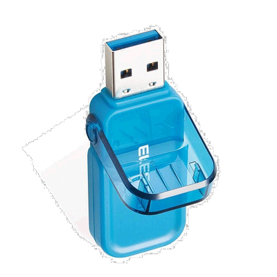 【日本直邮】宜丽客ELECOM U盘64GB USB3.1 MF-FCU3064GBU蓝色
