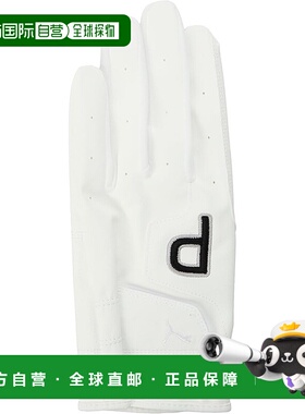 【日本直邮】彪马高尔夫手套 P 手套 左手 42018 亮白色/彪马黑