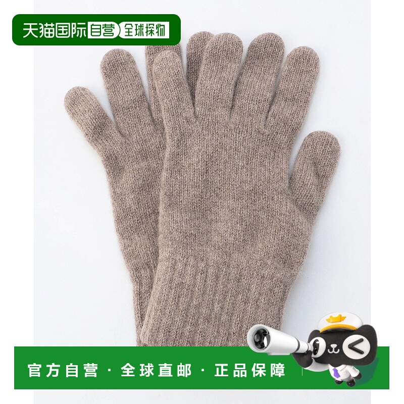 1h可退 日本直邮TWEED MILL 女装 全毛 保暖针织手套 50815614302