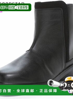 日本直邮MOONSTAR 女士舒适短靴 SPORTH SP7505NSR 黑色这款真皮4