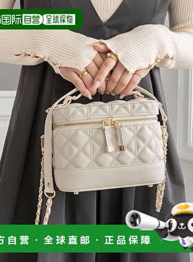 日本直邮RANDA　女士手提包单肩包菱形格水桶包化妆包斜挎包