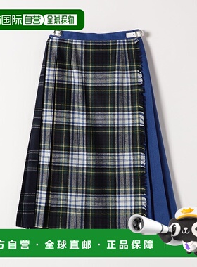 1h可退 日本直邮O'NEIL of DUBLIN 女装 经典格纹拼接裙 裙 72325