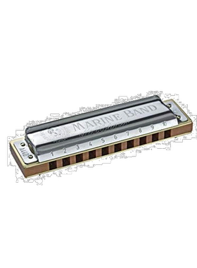 【日本直邮】HOHNER 口琴 10孔口琴Marine Band 1896/G调