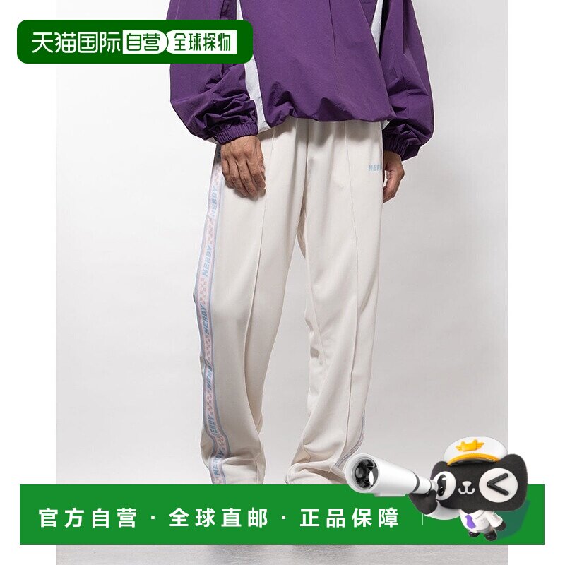 日本直邮NERDY 棋盘格条纹运动长裤 [NE8621EU00291]