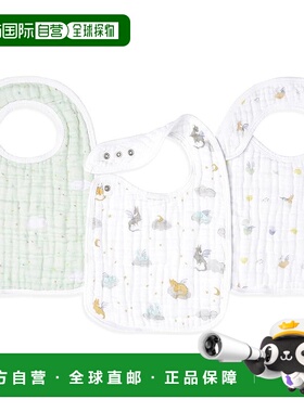 【日本直邮】Aden+Anais围兜3个yearofthedragon月子礼ASNC30021