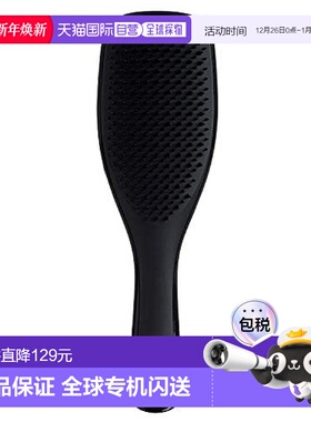 【日本直邮】Tangle Teezer湿法顺发按摩梳造型梳黑色不打结刷子