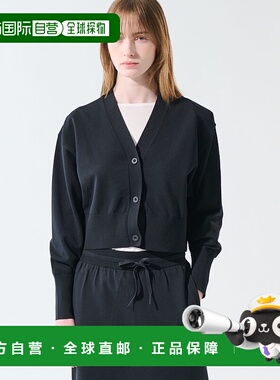 1h可退 日本直邮NEUTRALWORKS 女装 V领短款针织开衫 宽松落肩设