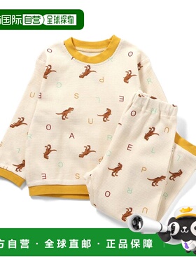 1h可退 日本直邮apres les cours 儿童恐龙汽车印花家居服 舒适全