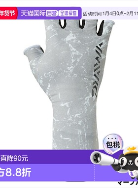 日本直邮Daiwa 手套 DG-6625 Real Fit 手套 II M 大理石灰色 5