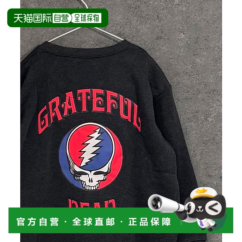 1h可退 日本直邮Grateful Dead 儿童 加绒 宽松 连帽卫衣 GF4500