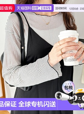 日本直邮GeeRA 夏季适用透明花边裁剪短上衣 R04609EW14034