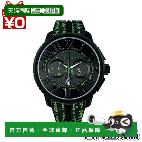 日本直邮TY046026 Tendence Gulliver Attitude 黑色男士手表