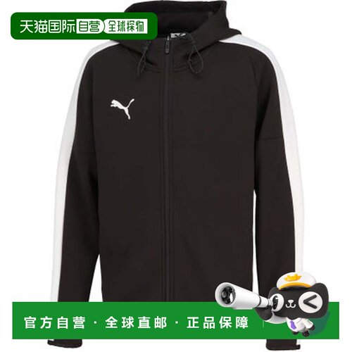 日本直邮PUMA 足球 VOLTAGE 针织夹克 660935（01 黑灰羽毛色）