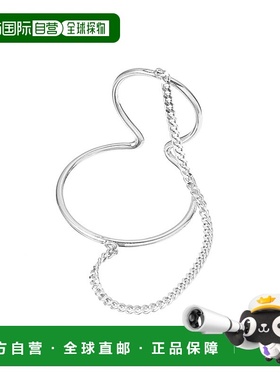 日本直邮SASKIA DIEZ 耳夹 银色 女士 0450504 0000920 银色线耳