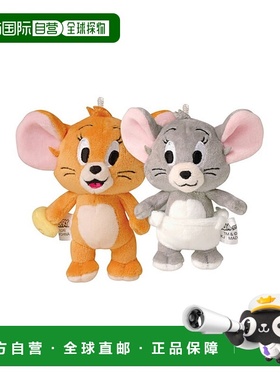 日本直邮猫和老鼠 Nico 毛绒钥匙扣 杰瑞和塔菲图案 122095