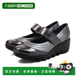 CONTACT楔形鞋 底FIRST 底6 舒适防水厚底绑带楔形鞋 日本直邮浅口鞋