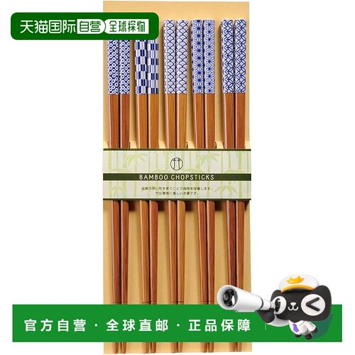 【日本直邮】CorteLargo (Corte Largo) 宾客筷子 5 件套 小图案