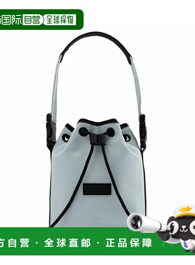 日本直邮Hunter 精致抽绳帆布水桶包 黑色单肩包 UBS3935CAA-FSK