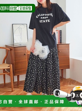 日本直邮KOBE LETTUCE 花柄褶皱半身裙 [M4011]