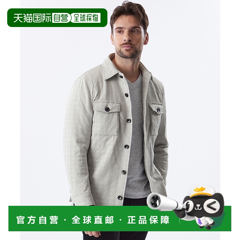 1h可退 日本直邮EPOCA UOMO 男士千鸟格提花短款夹克 M1F34425__