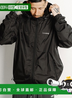 1h可退 日本直邮Subciety 男女同款 功能性尼龙防风外套 反光印花