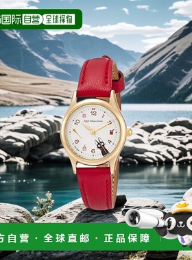 【日本直邮】Alba雅柏 精工女士手表阿尔巴运动休闲潮流红色腕表