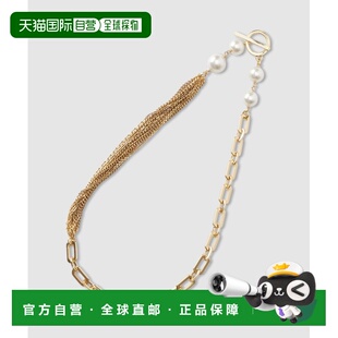 1h可退 日本直邮ANAYI 女士多链条珍珠项链 欧式手工设计 日常百