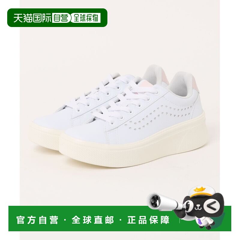 日本直邮VANS女士轻量楔形底小白鞋PAYONK V3952 白粉配色 703585