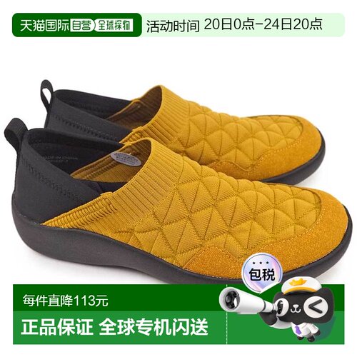 日本直邮Pansy 女鞋 PS1530 轻便双向绗缝运动鞋凉鞋 4E 宽楦 Pan
