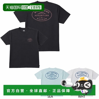 日本直邮Billabong 男士宽松 ADIV Logo T恤短袖休闲泳装BF01A216