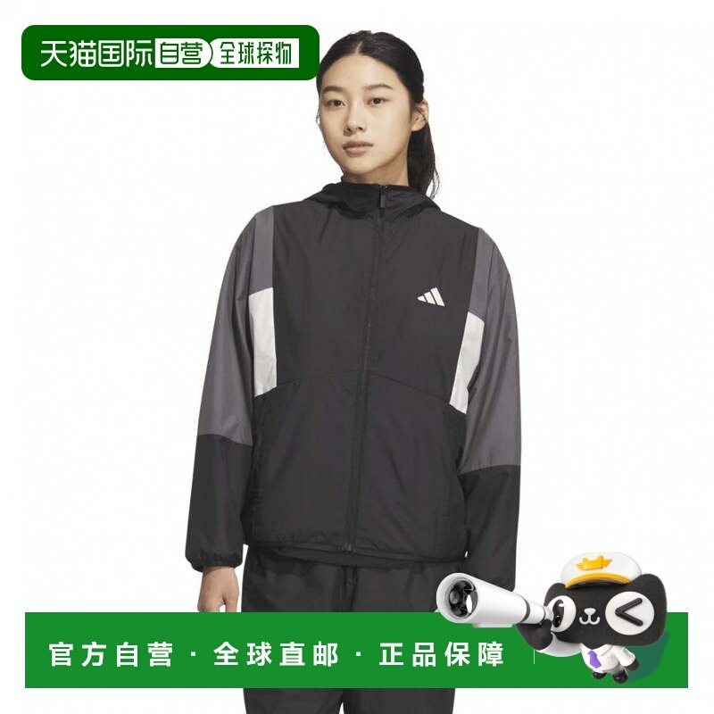 日本直邮adidas 女士防风夹克 W TEAM CB 运动服,运动/瑜伽/健身/球迷用品,电竞夹克/外套,淘宝优惠券,粉丝福利购,淘宝优惠卷