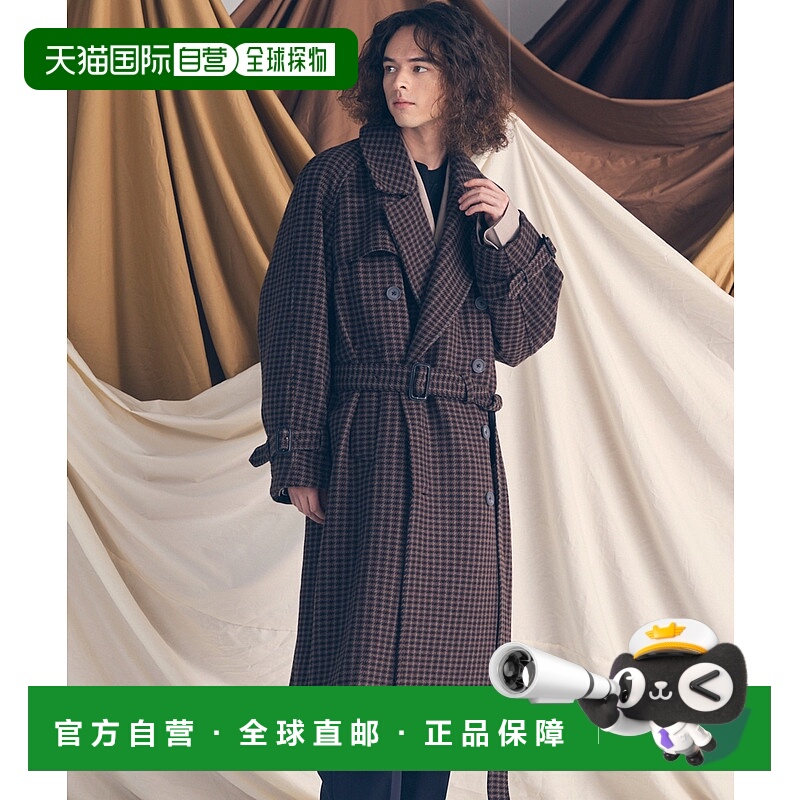 1h可退 日本直邮MAISON SPECIAL 男女同款 宽松版型双排扣长 tren