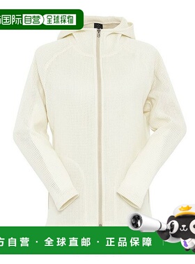 日本直邮AXESQUIN 女士通风网眼长袖连帽上衣 011127