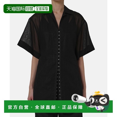 1h可退 日本直邮IRENE 女士前扣设计纯棉衬衫 26S83009