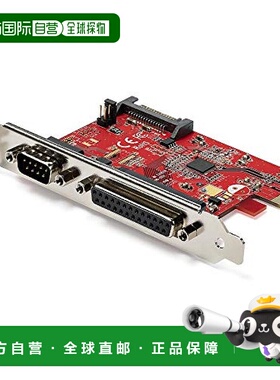 【日本直邮】Startech PCIe扩展卡 串行/并行/PCI Express/IEEE 1