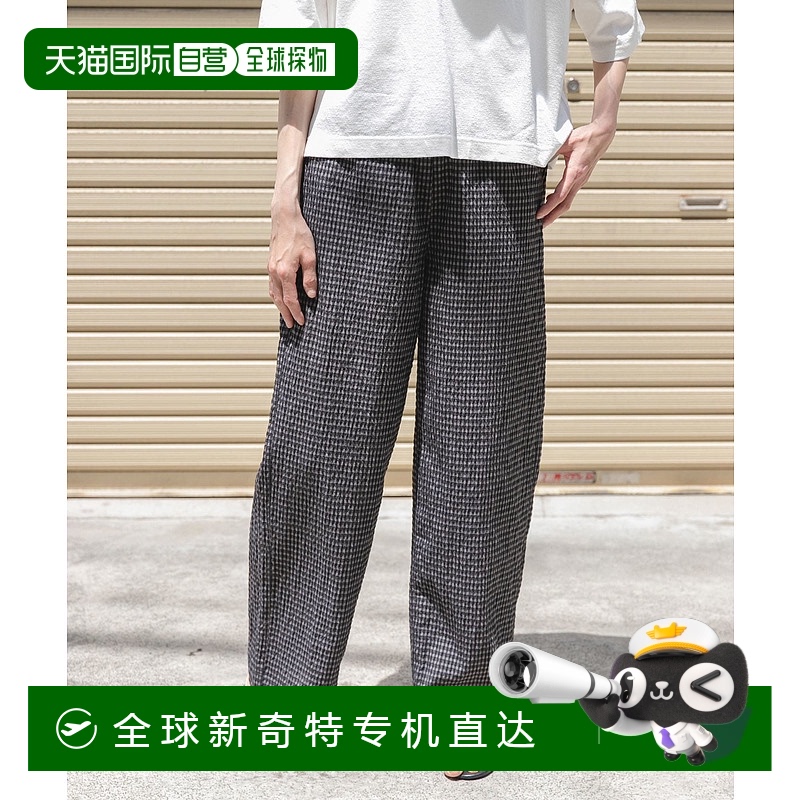1h可退 日本直邮FORK&SPOON 女士宽松休闲裤 夏季亚麻混纺 裤脚微