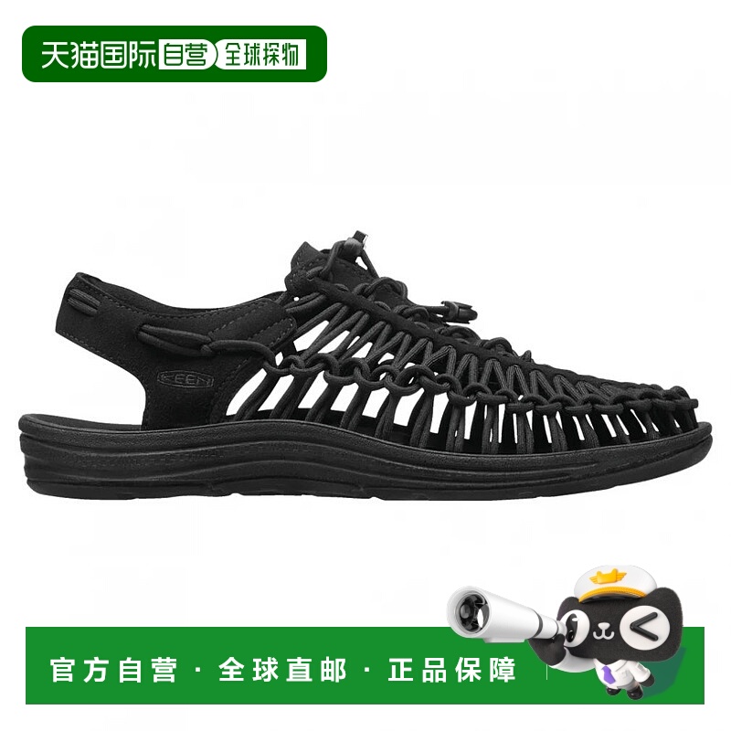 日本直邮KEEN-敏锐的独特的Uneek 1014097男士运动鞋凉鞋：黑色敏